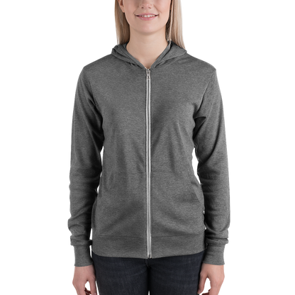 Paws Across the Nation - Lightweight Zip Hoodie