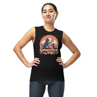 Rainbow Rendezvous - Pawsitive Love - Unisex Muscle Tee