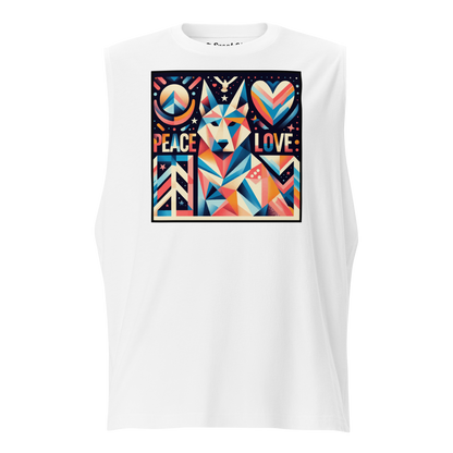 Harmony Hound - Huskey - Unisex Muscle Tee