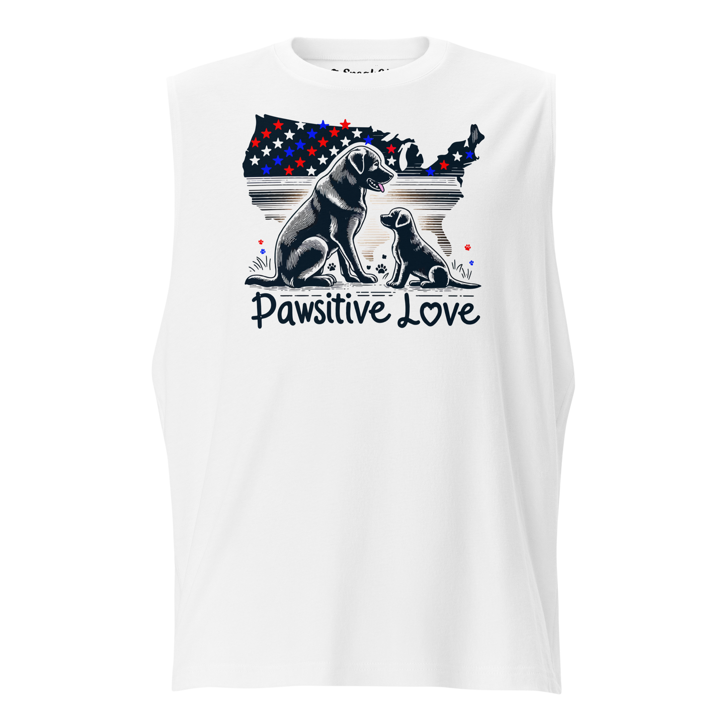 States of Devotion - Pawsitive Love - Unisex Muscle Tee