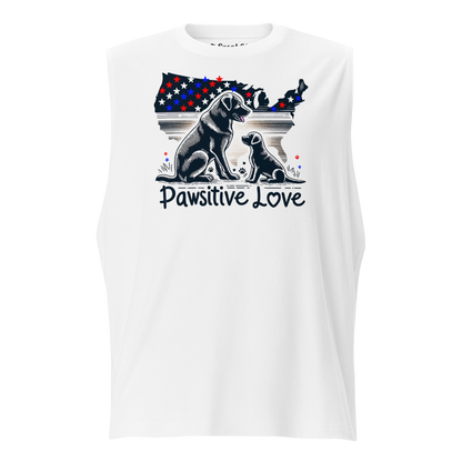 States of Devotion - Pawsitive Love - Unisex Muscle Tee