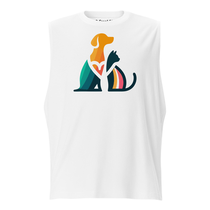 Unity Paws - Dog and Cat - Unisex Muscle Tee