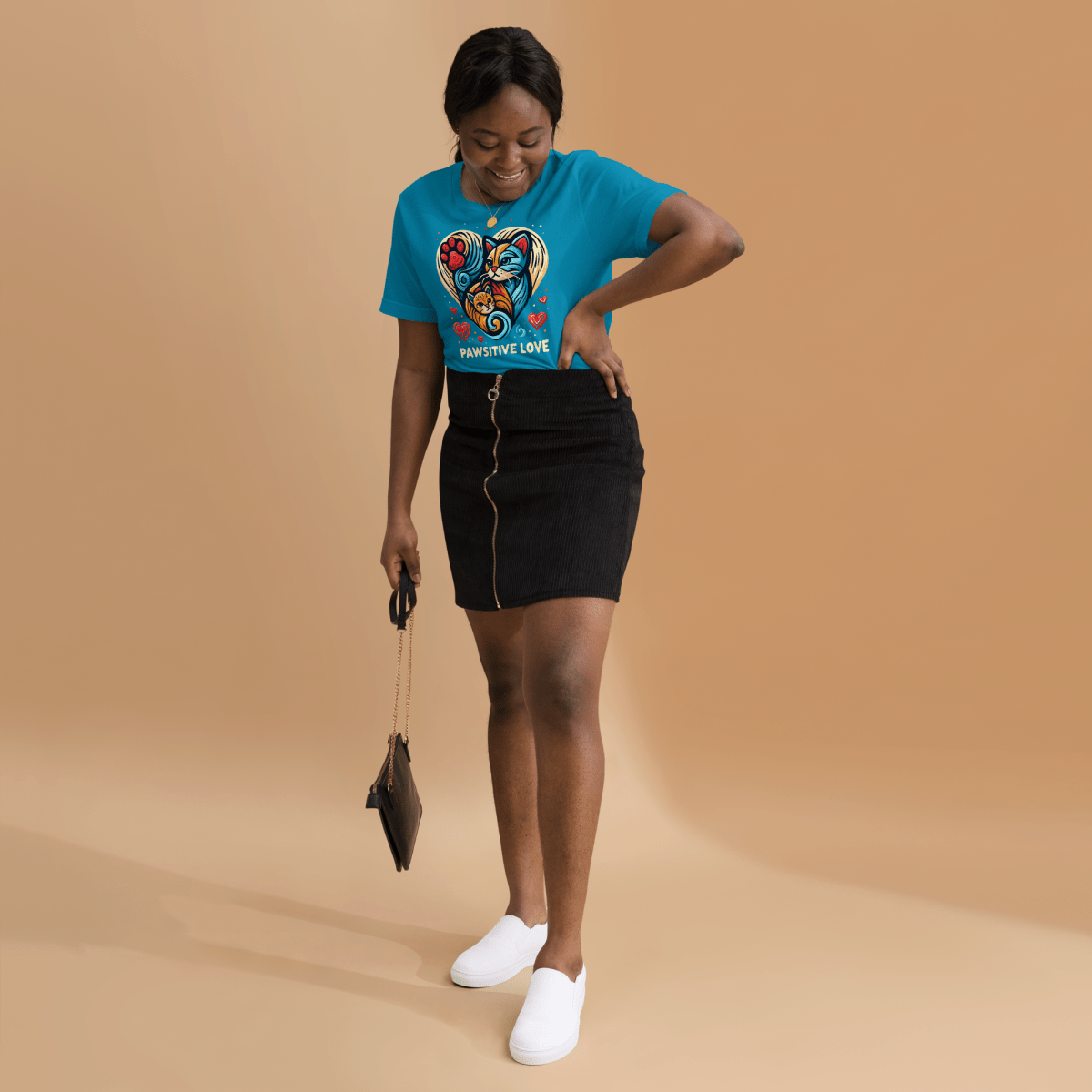 Feline Harmony - Everyday Tee - Unisex Staple Tee - Speak Up 4 Paws