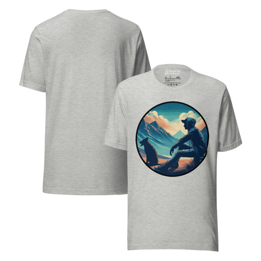 Dawn's Embrace - Everyday Plus Tee | COLORS: Athletic Heather, White - Unisex Staple Tee - Speak Up 4 Paws