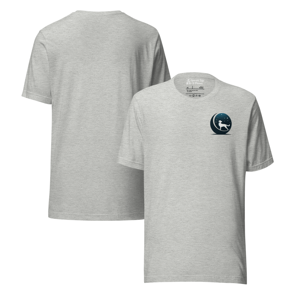 Infinite Pawsibilities - Everyday Plus Tee | COLORS: Red, Athletic Heather, White - Unisex Staple Tee - Speak Up 4 Paws