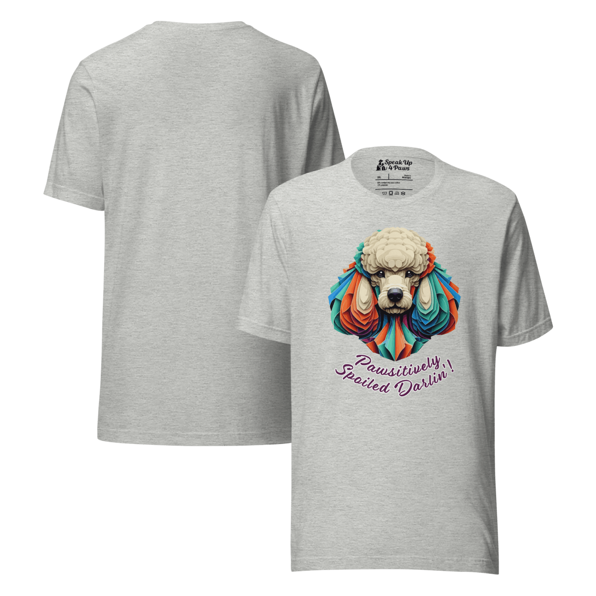 Miss Sniffany - Everyday Plus Tee | COLORS: White, Red, Athletic Heather - Unisex Staple Tee - Speak Up 4 Paws