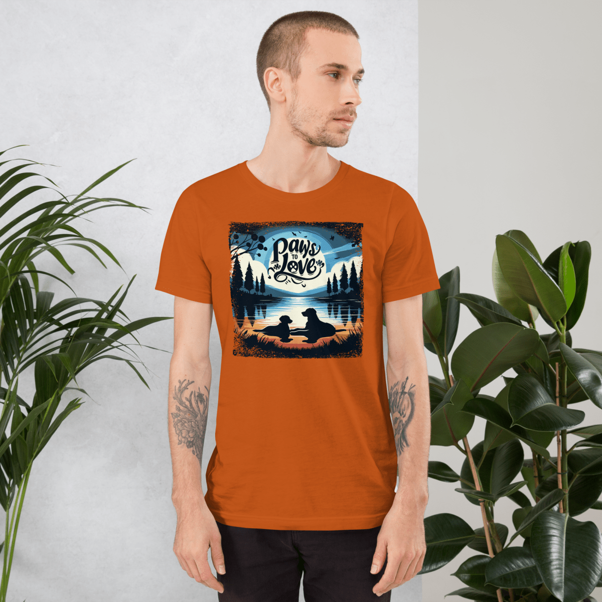 Forest Reflections - Everyday Tee - Unisex Staple Tee - Speak Up 4 Paws