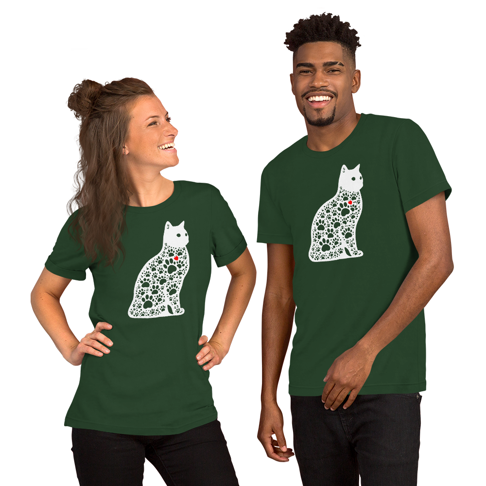 Paws in Harmony - Cat - Unisex Tee