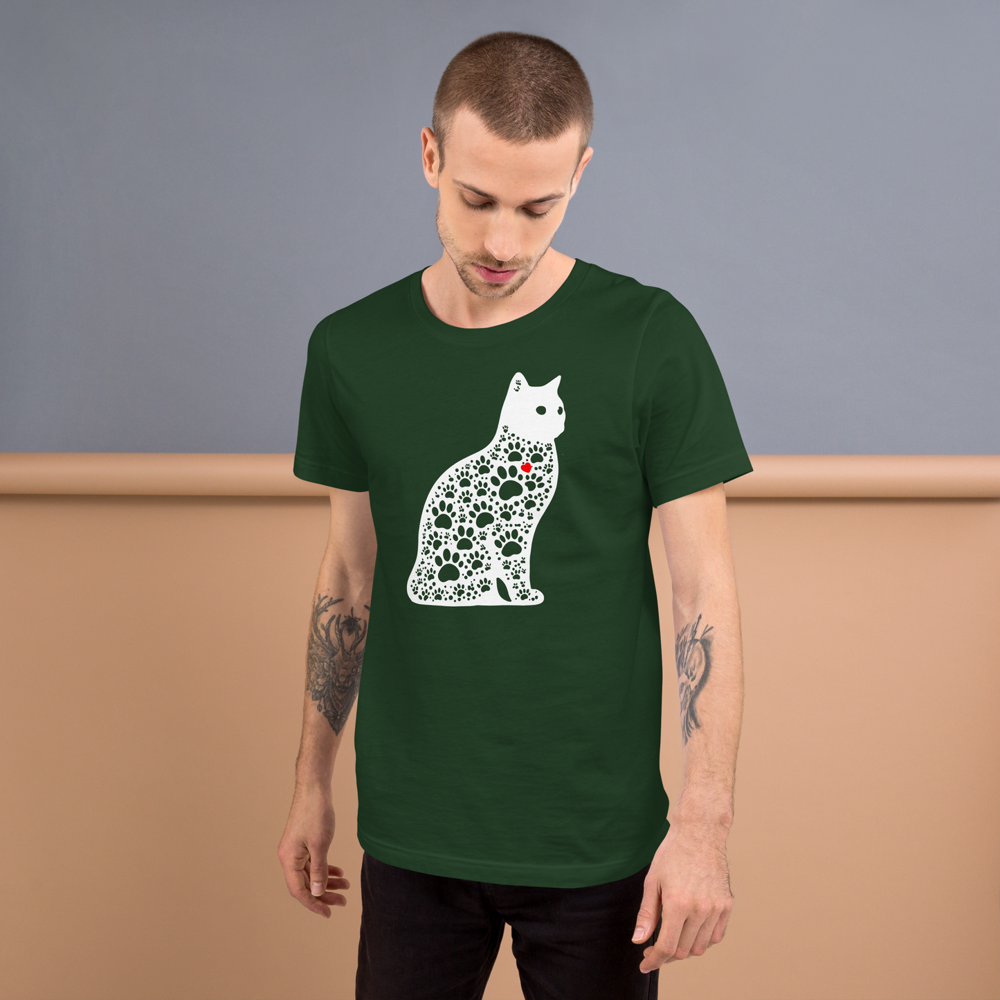 Paws in Harmony - Cat - Unisex Tee