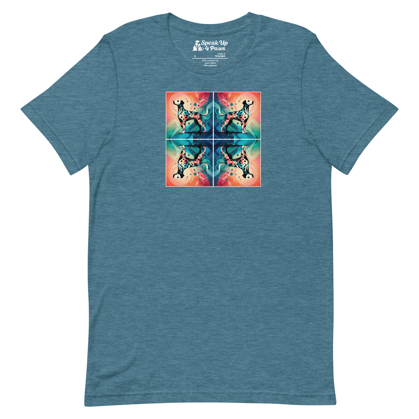 Vibrant Canine Mosaic - Unisex Staple Tee