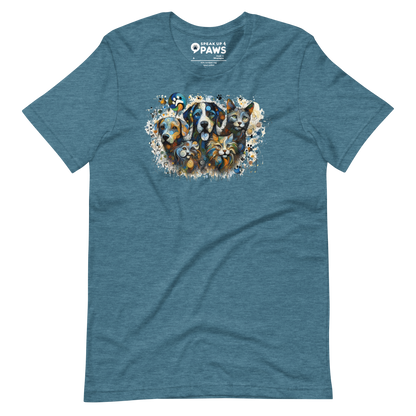 Paws in Colorful Conversation - Pollock - Unisex Tee