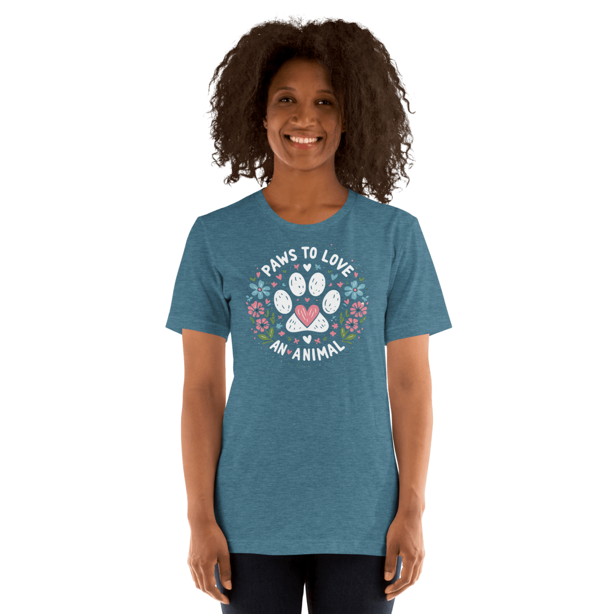 Circle of Pawsitivity - Everyday Tee - Unisex Staple Tee - Speak Up 4 Paws