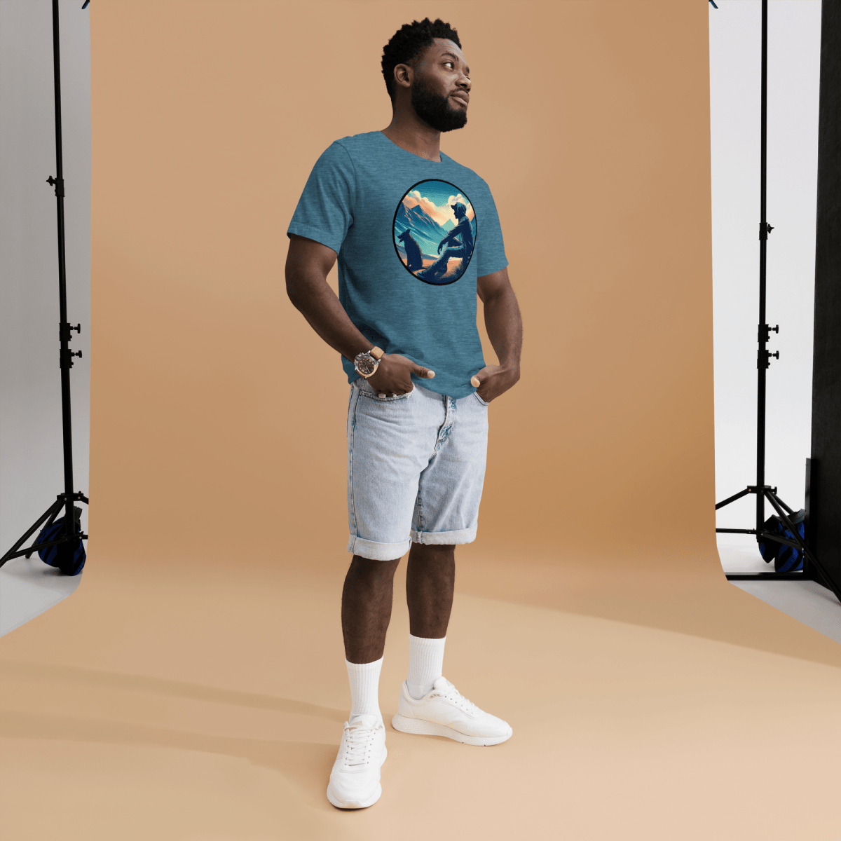 Dawn's Embrace - Everyday Tee - Unisex Staple Tee - Speak Up 4 Paws