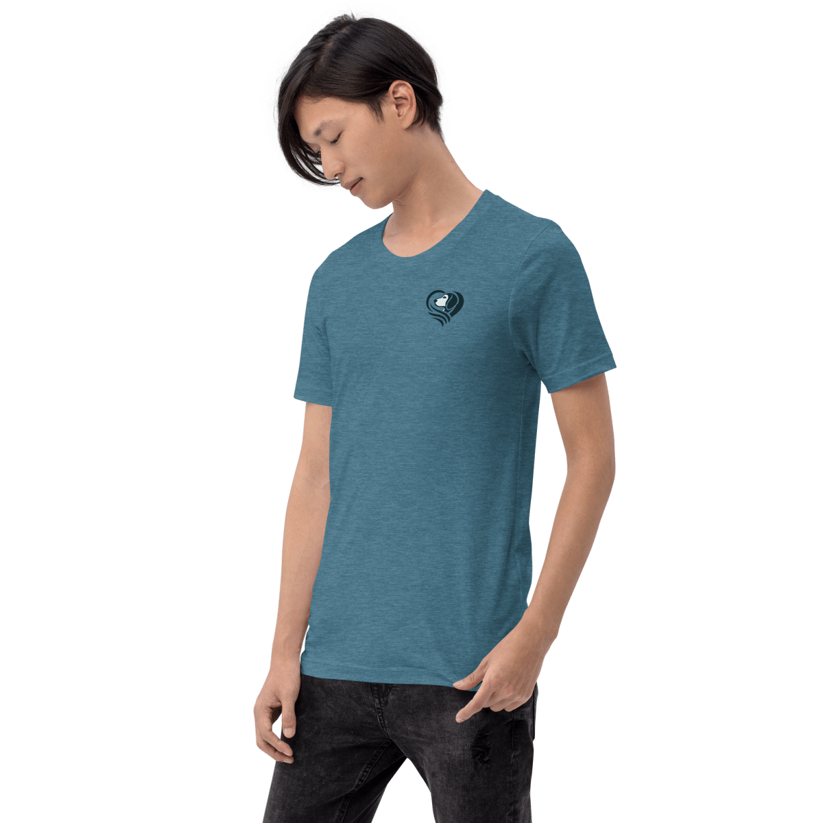 Heartfelt Beagle - Everyday Tee | COLORS: Pink, Heather Slate, Heather Deep Teal, Mauve - Unisex Staple Tee - Speak Up 4 Paws