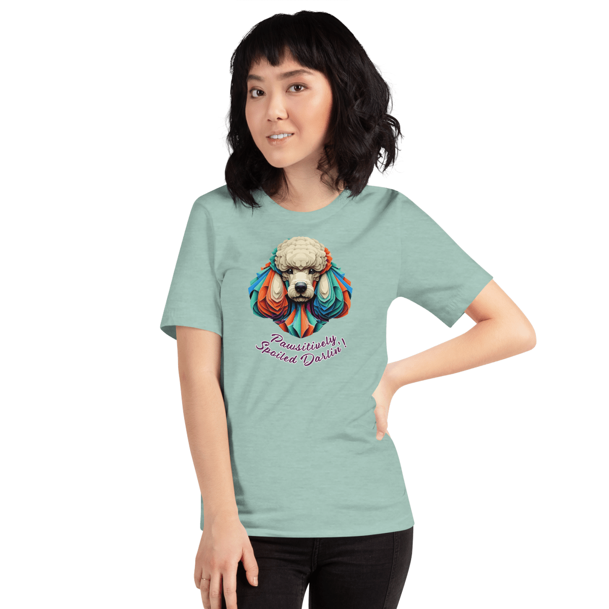 Miss Sniffany - Everyday Tee | COLORS: Heather True Royal, Mauve, Tan, Heather Prism Dusty Blue - Unisex Staple Tee - Speak Up 4 Paws