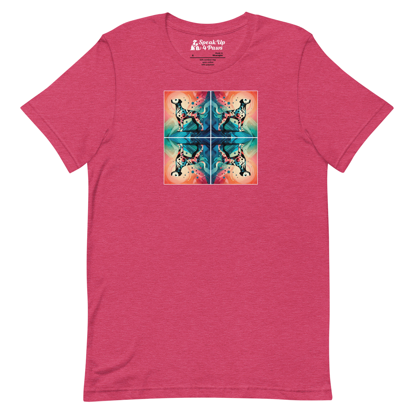 Vibrant Canine Mosaic - Unisex Staple Tee