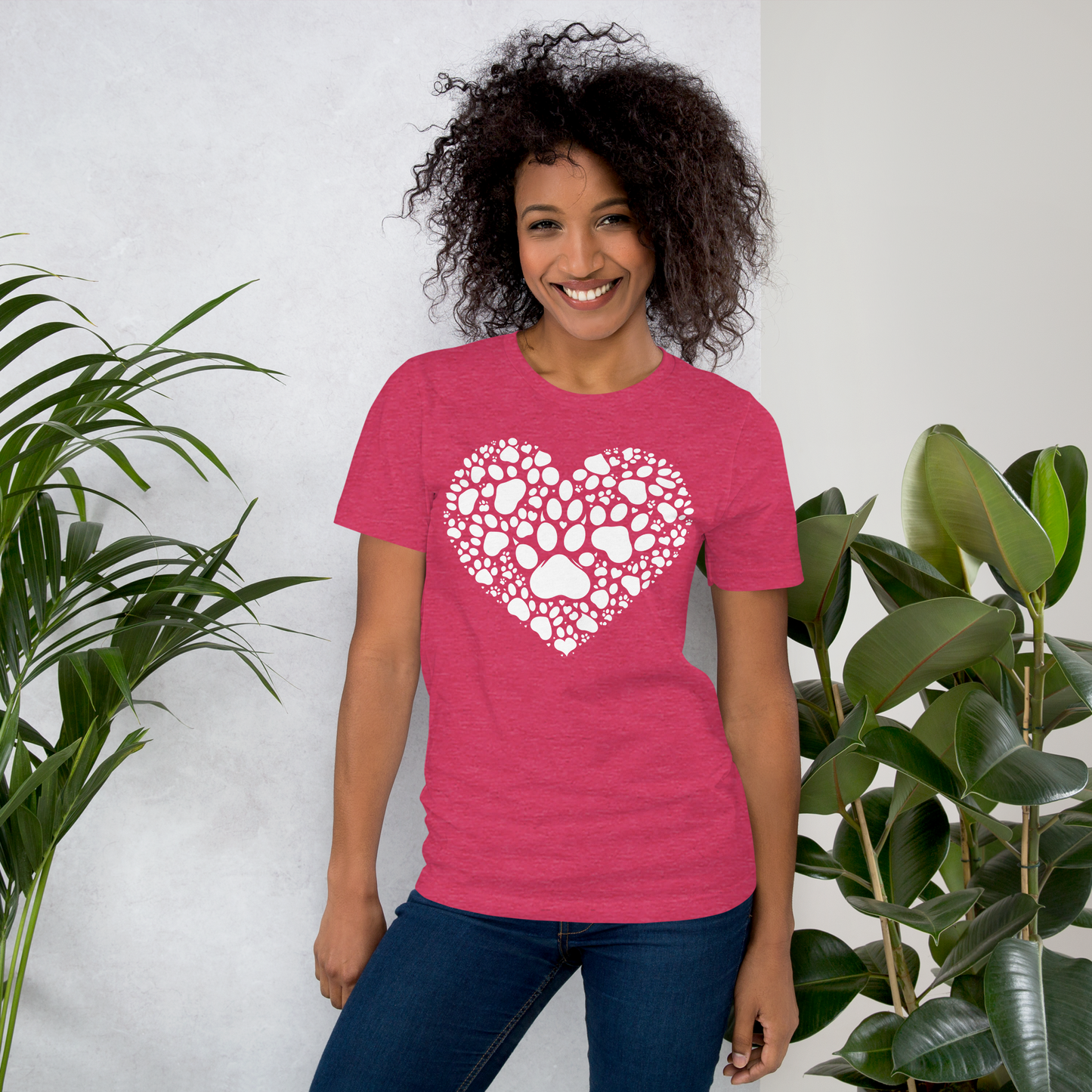 Paws of Compassion - Heart - Unisex Tee