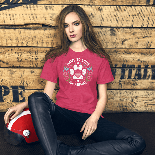Circle of Pawsitivity - Everyday Tee - Unisex Staple Tee - Speak Up 4 Paws