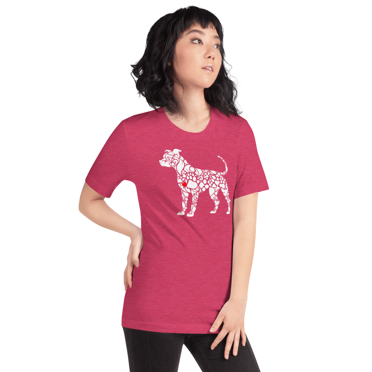 Paws of Loyalty Everyday Tee | COLORS: Navy, Heather Slate, Heather Raspberry, Heather Deep Teal - Unisex Staple Tee - Speak Up 4 Paws