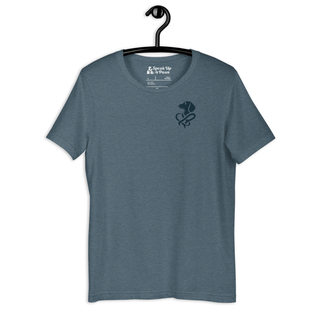 Heart of a Doxie - Everyday Tee | COLORS: Mauve, Heather Slate, Heather Deep Teal, Pink - Unisex Staple Tee - Speak Up 4 Paws