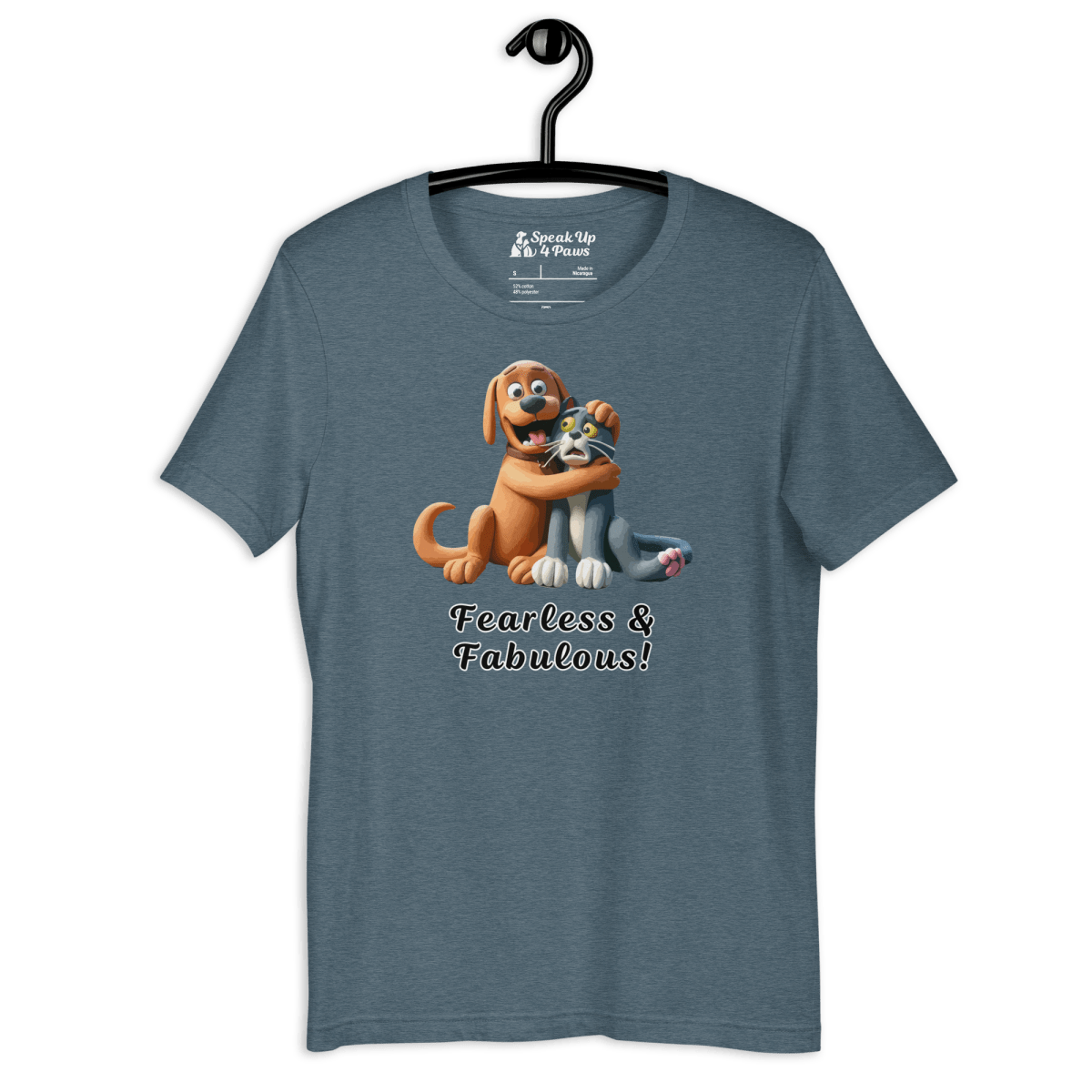 Pawfect Panic - Everyday Tee | COLORS: Steel Blue, Heather Slate, Heather Deep Teal, Pebble - Unisex Staple Tee - Speak Up 4 Paws