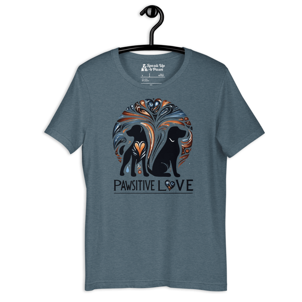 Radiant Companions - Everyday Tee | COLORS: Autumn, Heather Slate, Steel Blue, Pebble - Unisex Staple Tee - Speak Up 4 Paws
