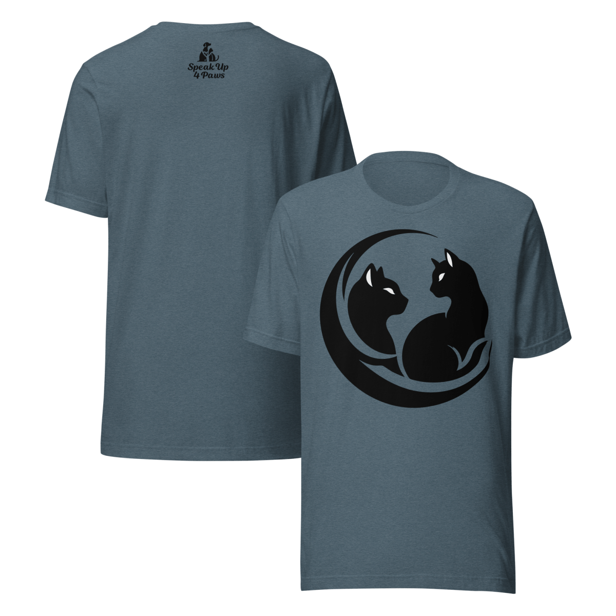 Whiskered Harmony - Signature Tee - Unisex Staple Tee - Speak Up 4 Paws
