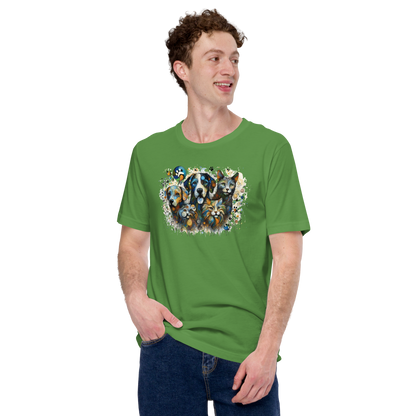 Paws in Colorful Conversation - Pollock - Unisex Tee