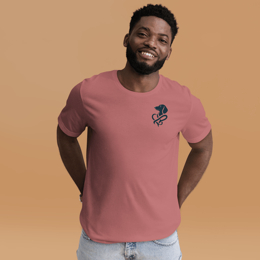 Heart of a Doxie - Everyday Tee | COLORS: Mauve, Heather Slate, Heather Deep Teal, Pink - Unisex Staple Tee - Speak Up 4 Paws