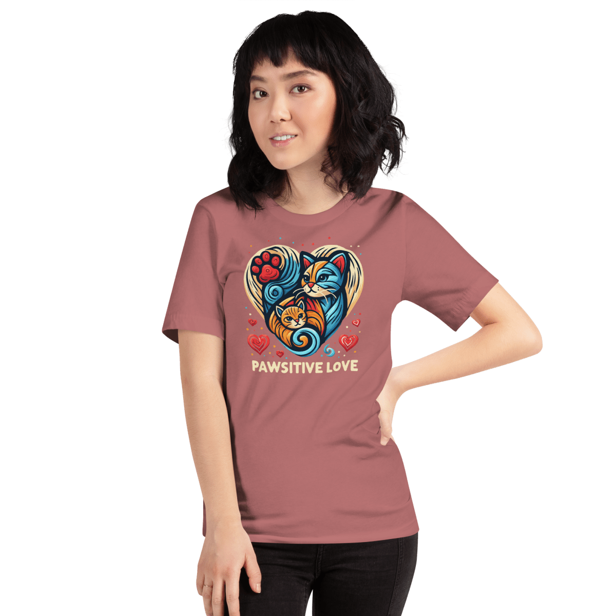 Feline Harmony - Everyday Tee - Unisex Staple Tee - Speak Up 4 Paws