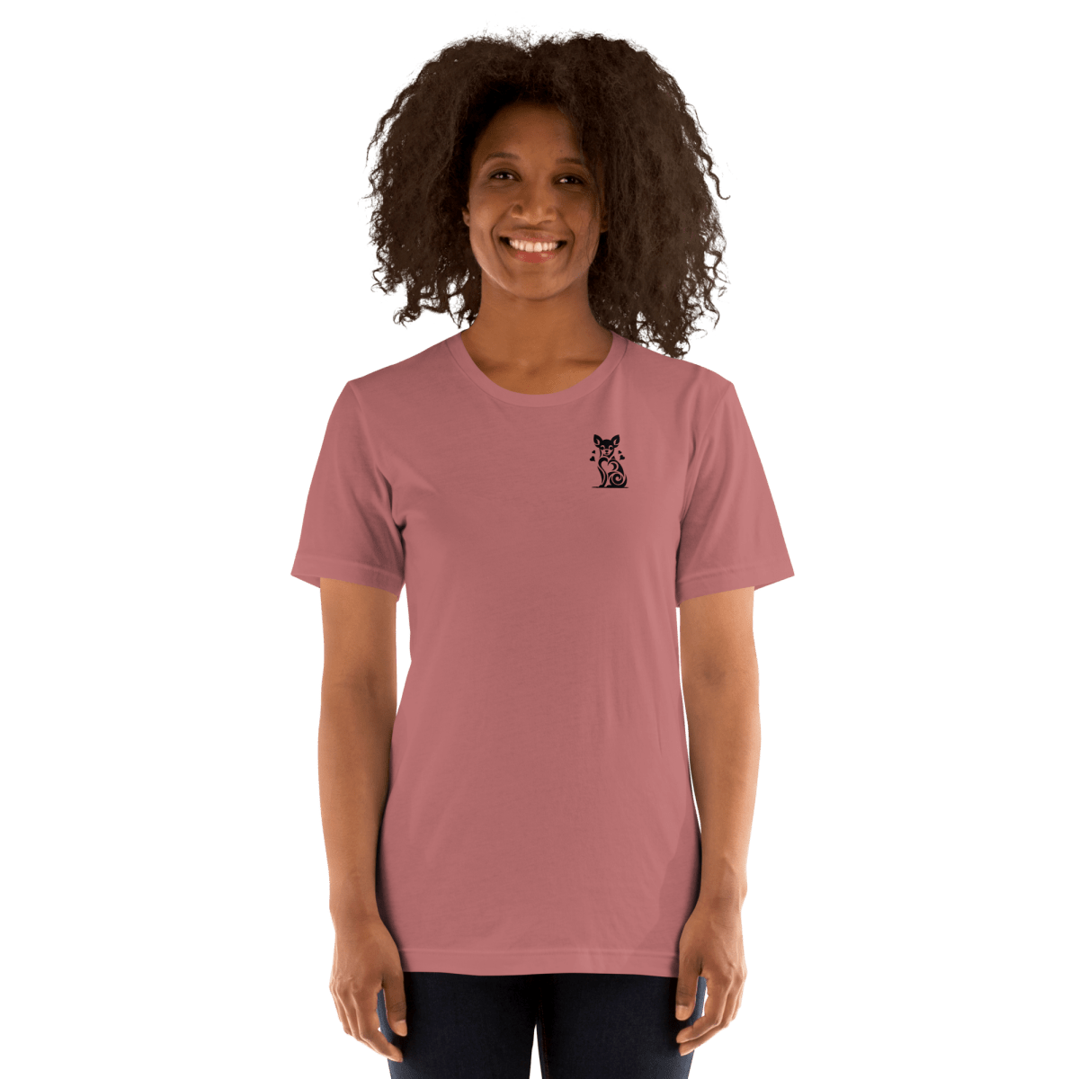 Tiny Heart - Big Love Everyday Tee | COLORS: Heather Deep Teal, Heather Slate, Mauve, Pink - Unisex Staple Tee - Speak Up 4 Paws