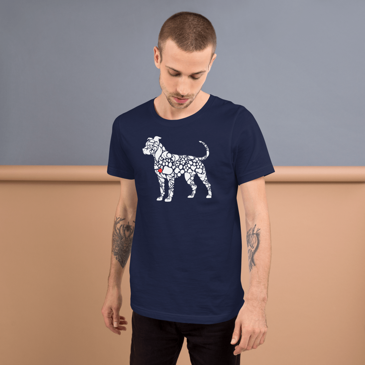 Paws of Loyalty Everyday Tee | COLORS: Navy, Heather Slate, Heather Raspberry, Heather Deep Teal - Unisex Staple Tee - Speak Up 4 Paws