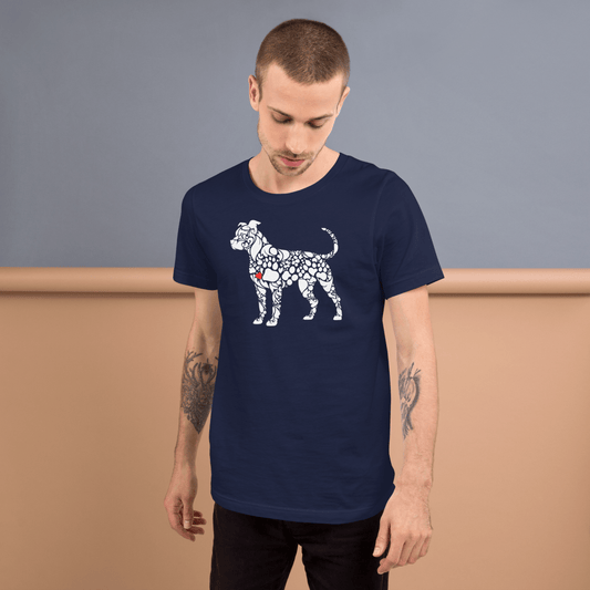 Paws of Loyalty Everyday Tee | COLORS: Navy, Heather Slate, Heather Raspberry, Heather Deep Teal - Unisex Staple Tee - Speak Up 4 Paws