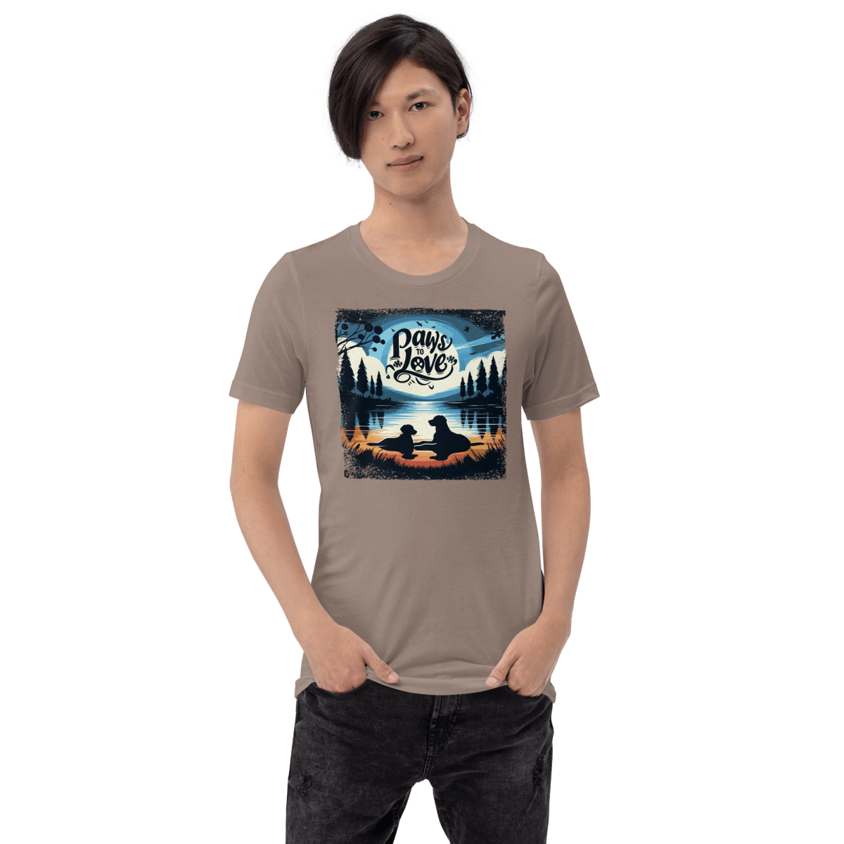 Forest Reflections - Everyday Tee - Unisex Staple Tee - Speak Up 4 Paws