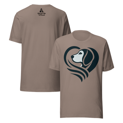 Heartfelt Beagle - Signature Tee - Unisex Staple Tee - Speak Up 4 Paws
