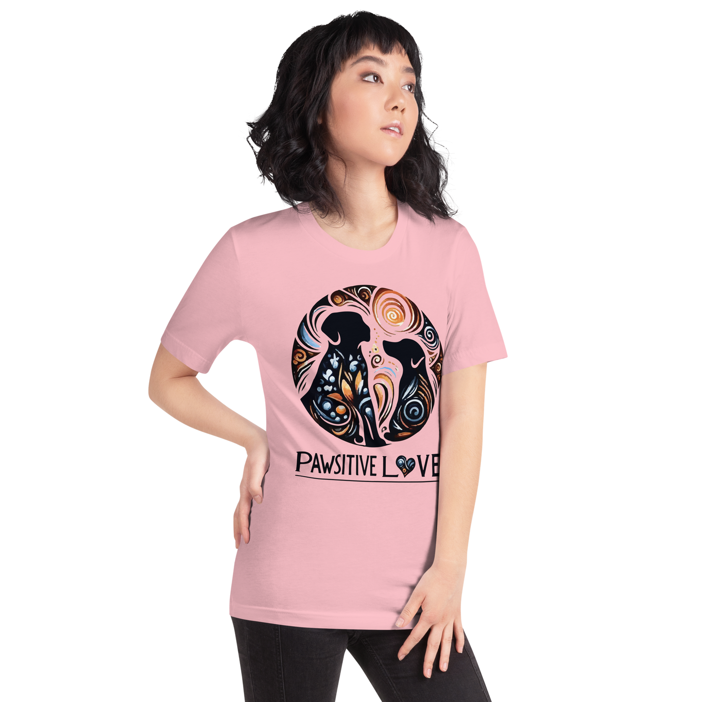 Swirl of Pawsitivity - Signature Tee