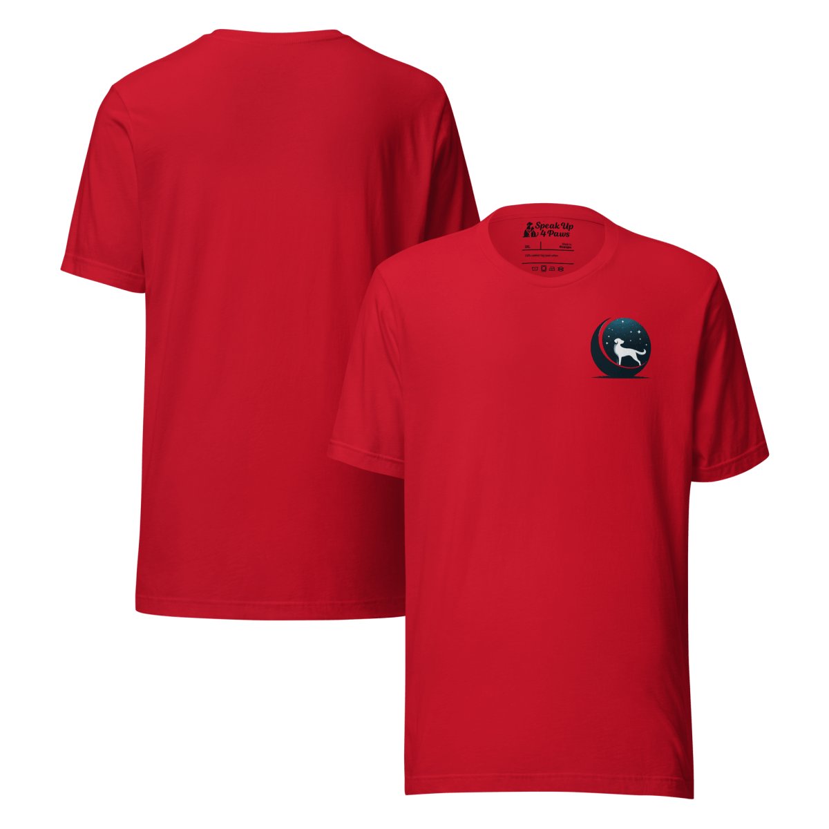 Infinite Pawsibilities - Everyday Plus Tee | COLORS: Red, Athletic Heather, White - Unisex Staple Tee - Speak Up 4 Paws