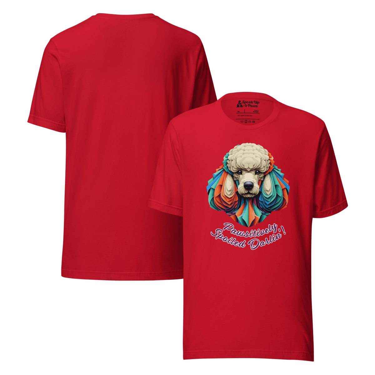 Miss Sniffany - Everyday Plus Tee | COLORS: White, Red, Athletic Heather - Unisex Staple Tee - Speak Up 4 Paws