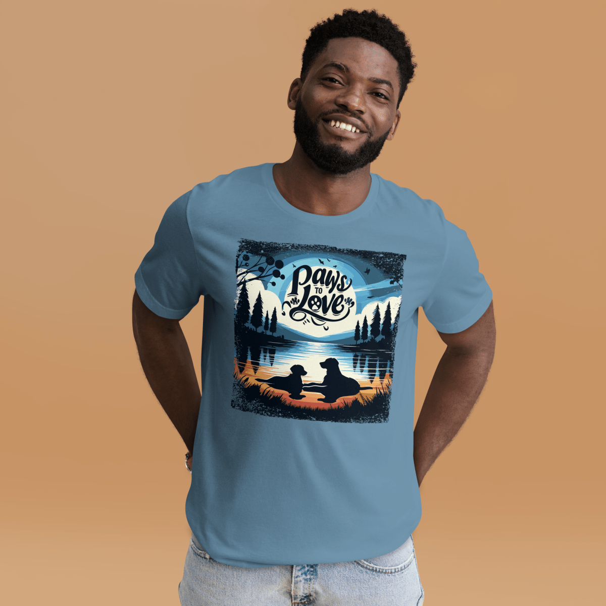 Forest Reflections - Everyday Tee - Unisex Staple Tee - Speak Up 4 Paws