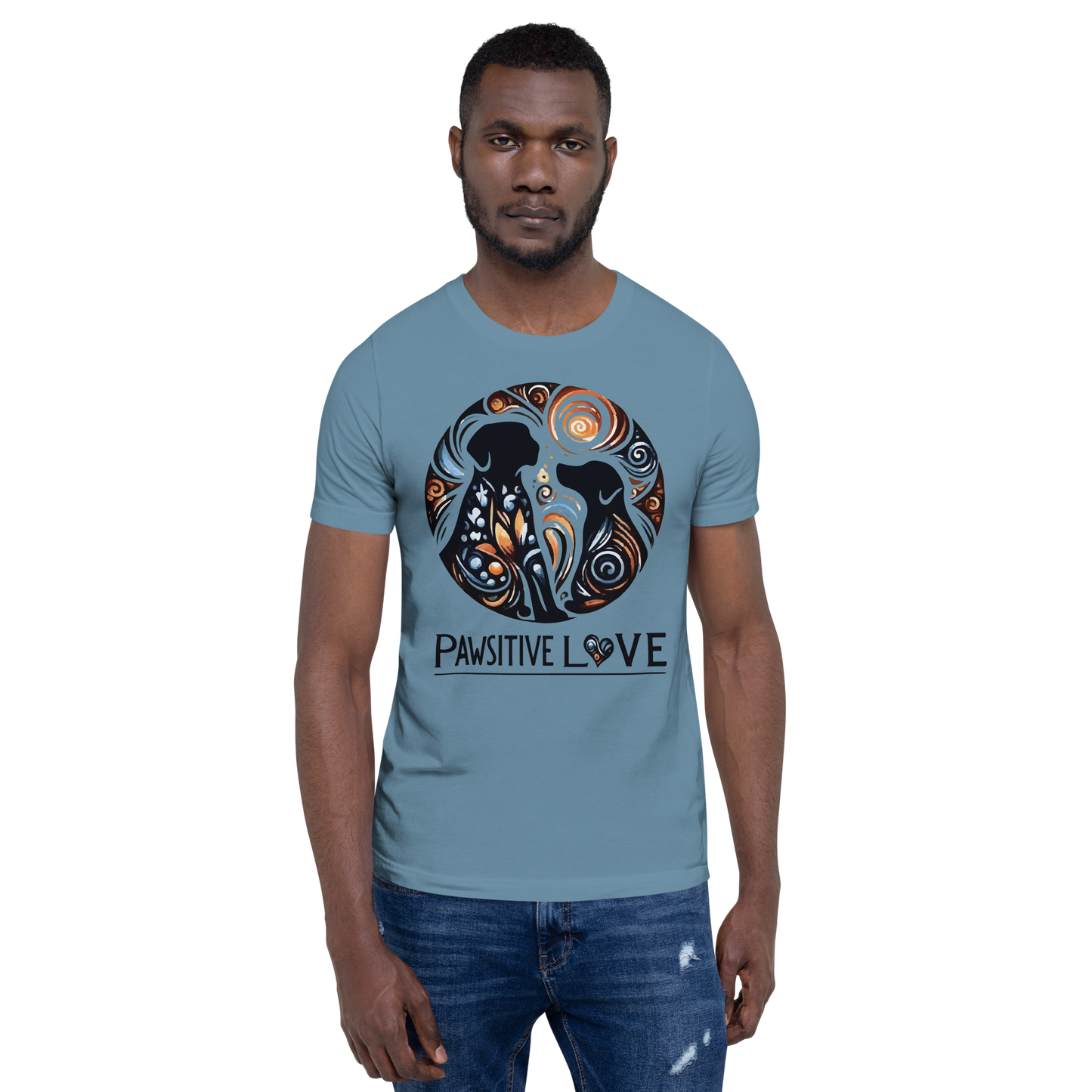 Swirl of Pawsitivity - Signature Tee