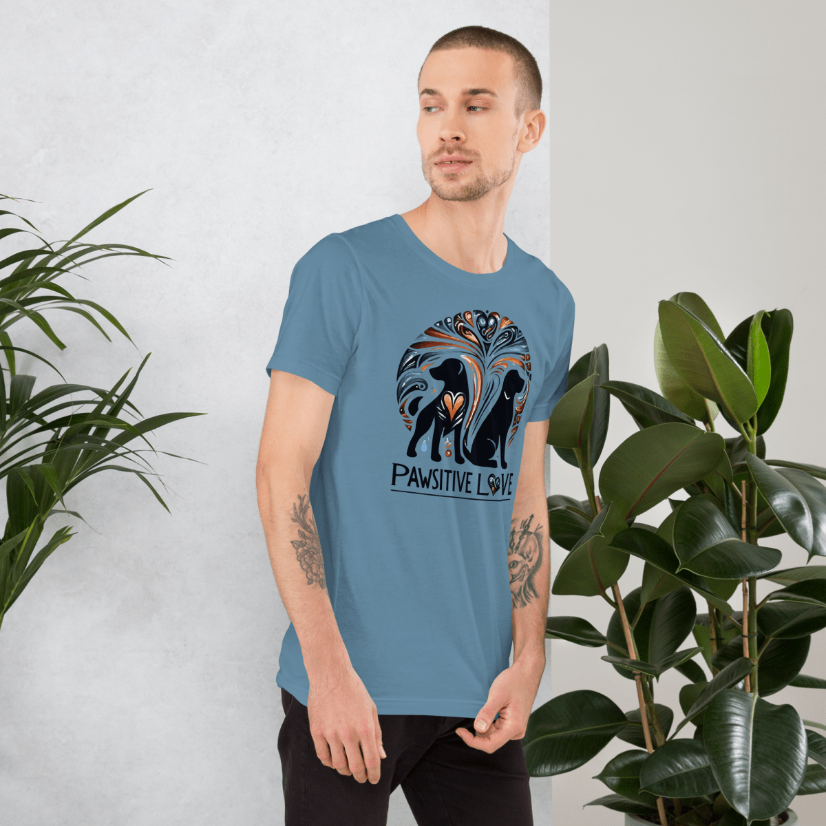 Radiant Companions - Everyday Tee | COLORS: Autumn, Heather Slate, Steel Blue, Pebble - Unisex Staple Tee - Speak Up 4 Paws