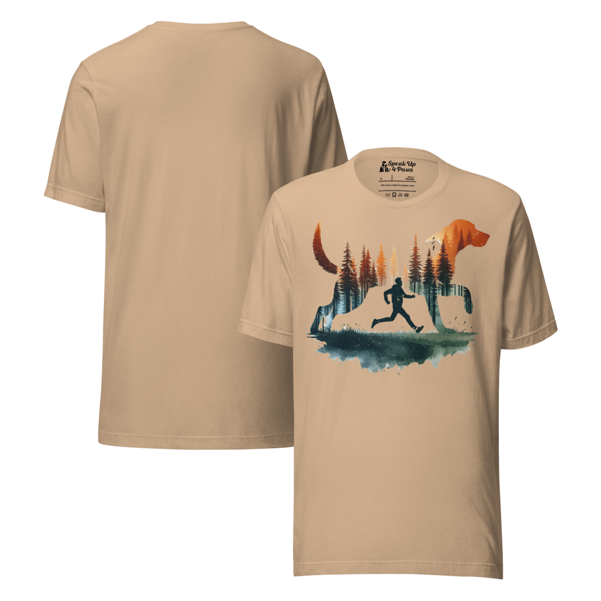 Forest Spirit - Everyday Tee - Unisex Staple Tee - Speak Up 4 Paws