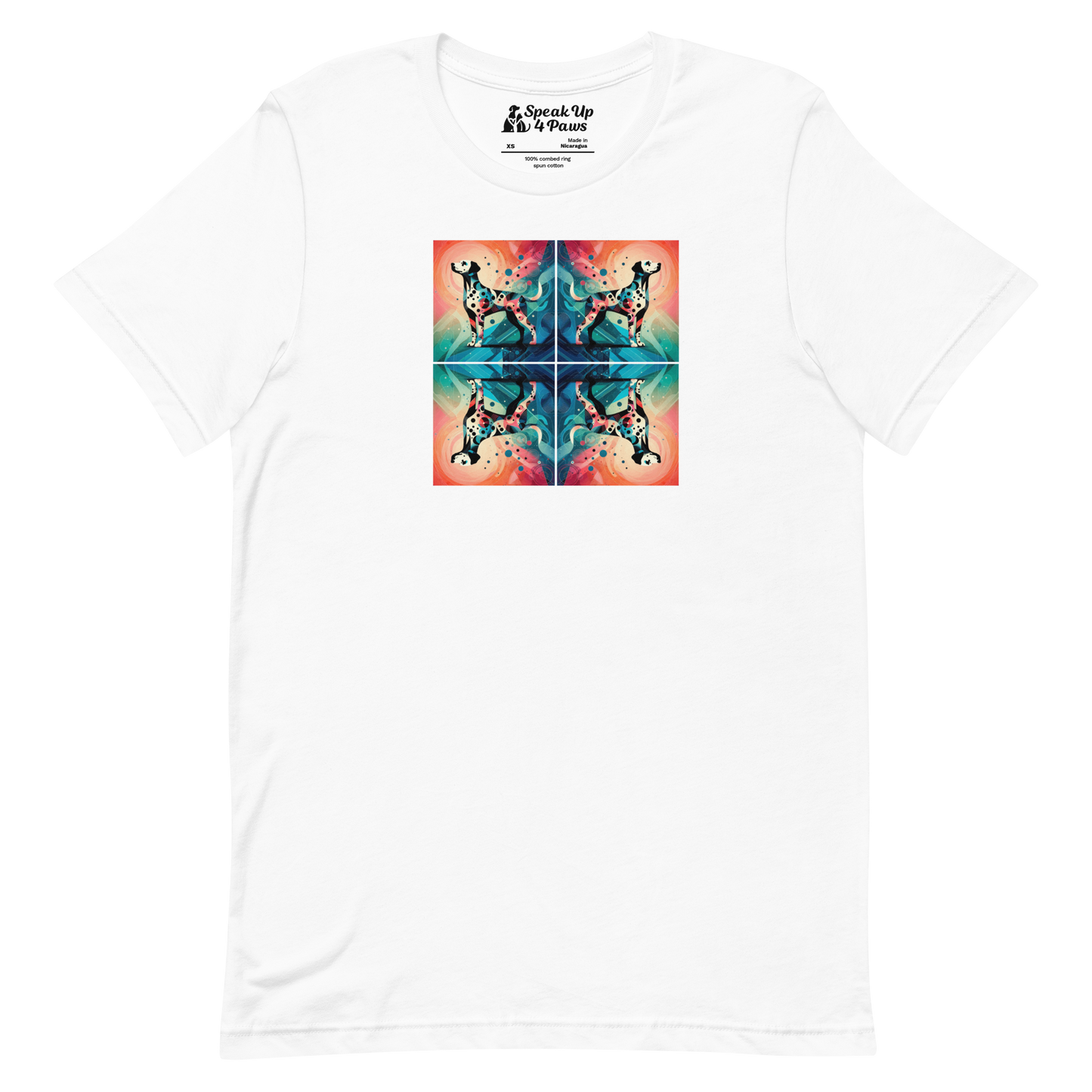 Vibrant Canine Mosaic - Unisex Staple Tee