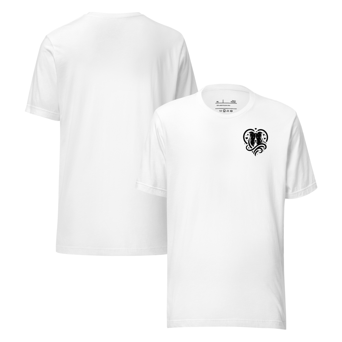 Boundless Heart - Everyday Plus Tee | COLORS: Red, Athletic Heather, White - Unisex Staple Tee - Speak Up 4 Paws