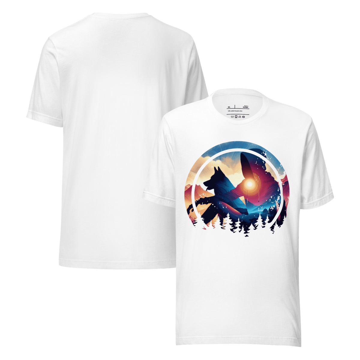 Companion Hues - Everyday Plus Tee | COLORS: Navy, Red, Athletic Grey, White - Unisex Staple Tee - Speak Up 4 Paws