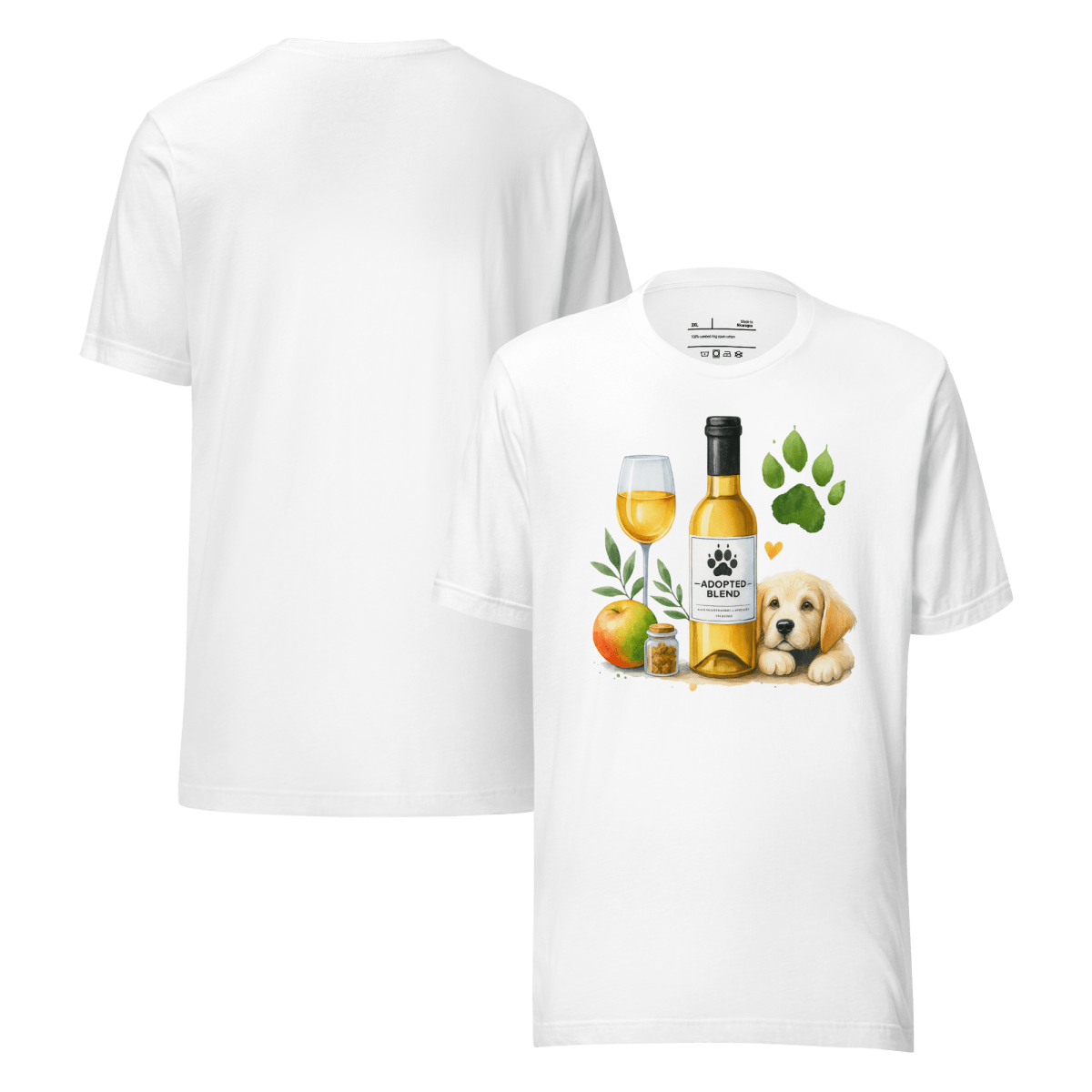 Golden Gatherings - Everyday Plus Tee | COLORS: Red, Athletic Heather, White - Unisex Staple Tee - Speak Up 4 Paws