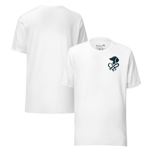 Heart of a Doxie - Everyday Plus Tee | COLORS: Whit, Red, Athletic Heather - Unisex Staple Tee - Speak Up 4 Paws