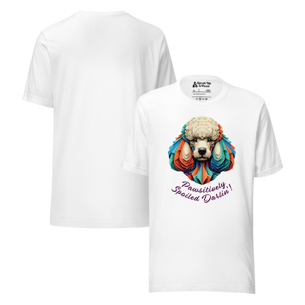 Miss Sniffany - Everyday Plus Tee | COLORS: White, Red, Athletic Heather - Unisex Staple Tee - Speak Up 4 Paws