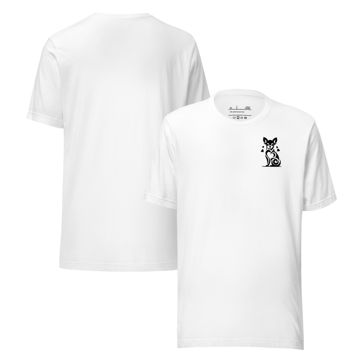 Tiny Heart - Big Love - Everyday Plus Tee | COLORS: Red, Athletic Heather, White - Unisex Staple Tee - Speak Up 4 Paws