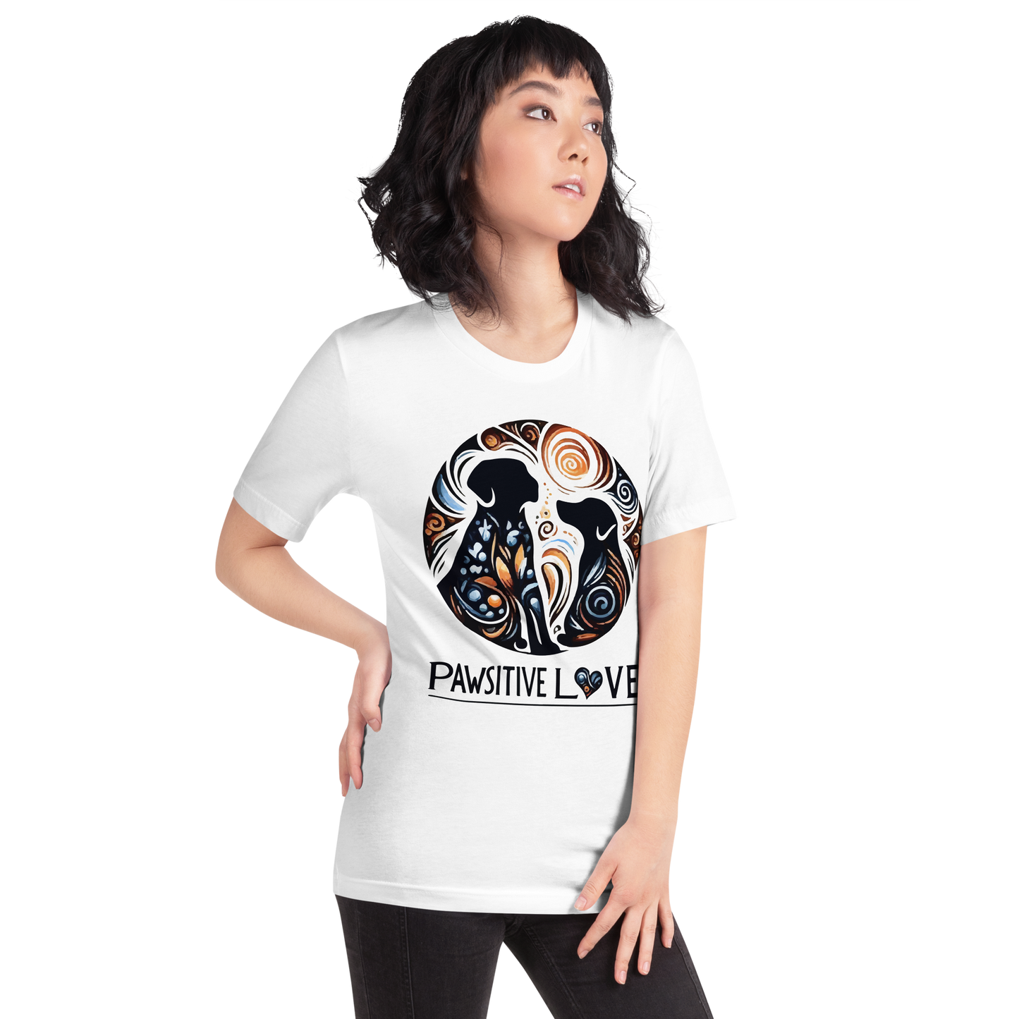 Canine Whirlpool - Pawsitive Love - Unisex Tee